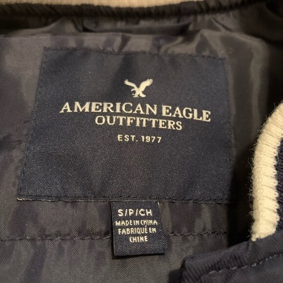 American Eagle outfitters varsity jacket. Size Small - Picture 3 of 4